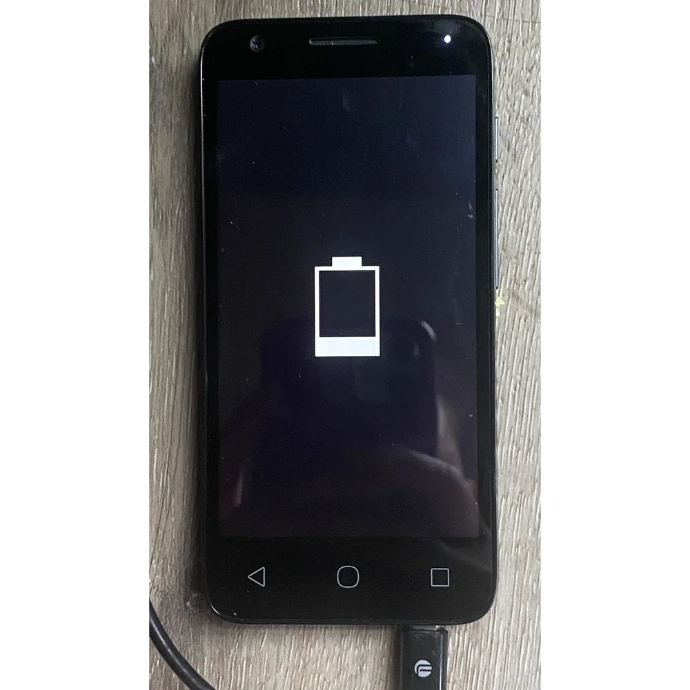 Alcatel Android Smartphone AT&T Black Wi-Fi Bluetooth Bar Mobile Phone